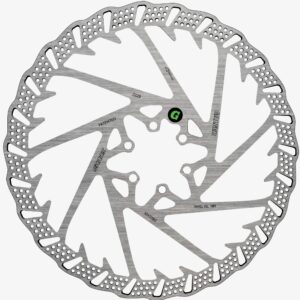 Shark® Bicycle Rotor 6-bolt 203mm x 2mm 140 grams - Front or Rear Rotor - DB024W