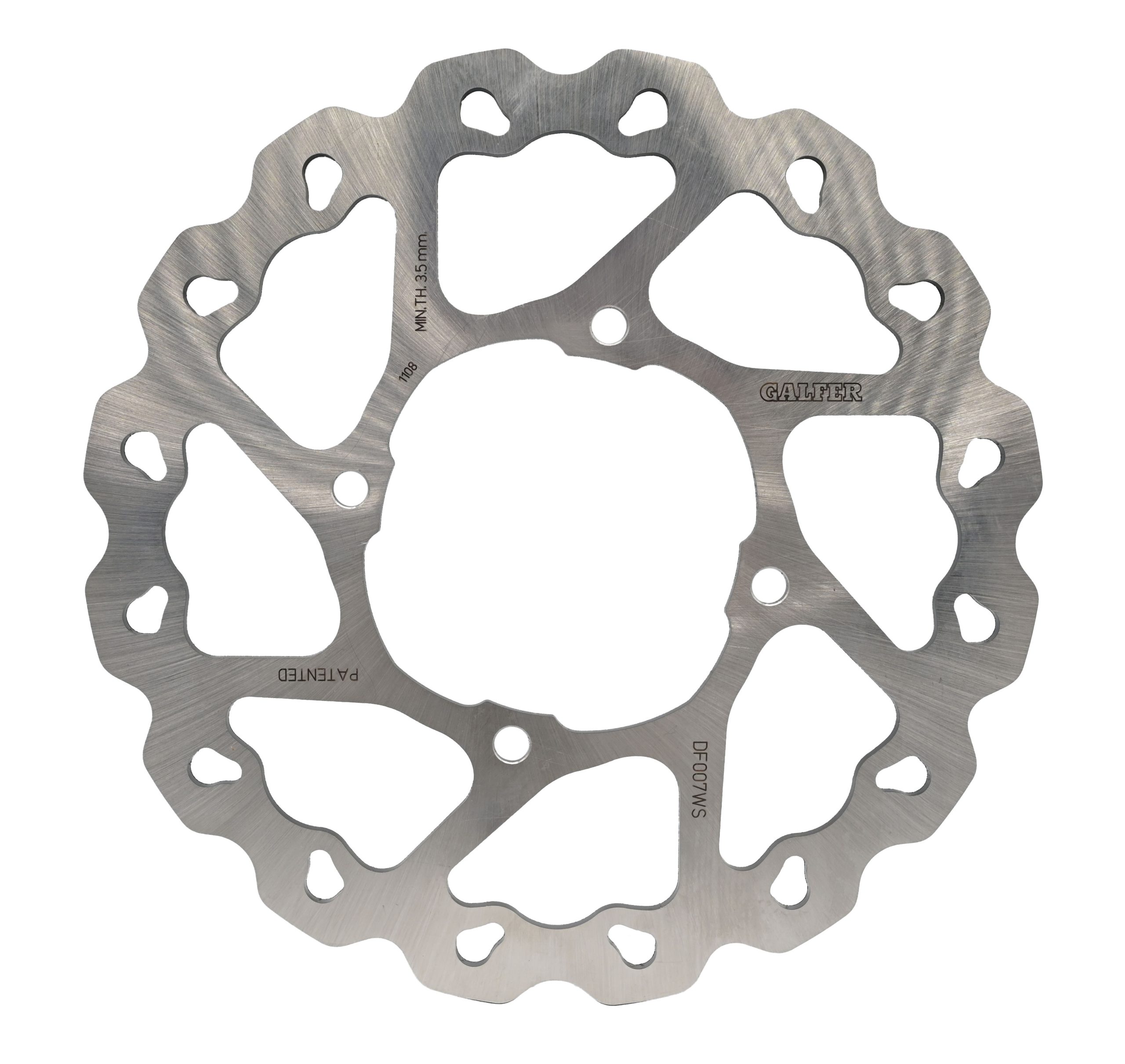 280mm Solid Mount ® Rotor - Rear Disc - Front Disc - DF007WS