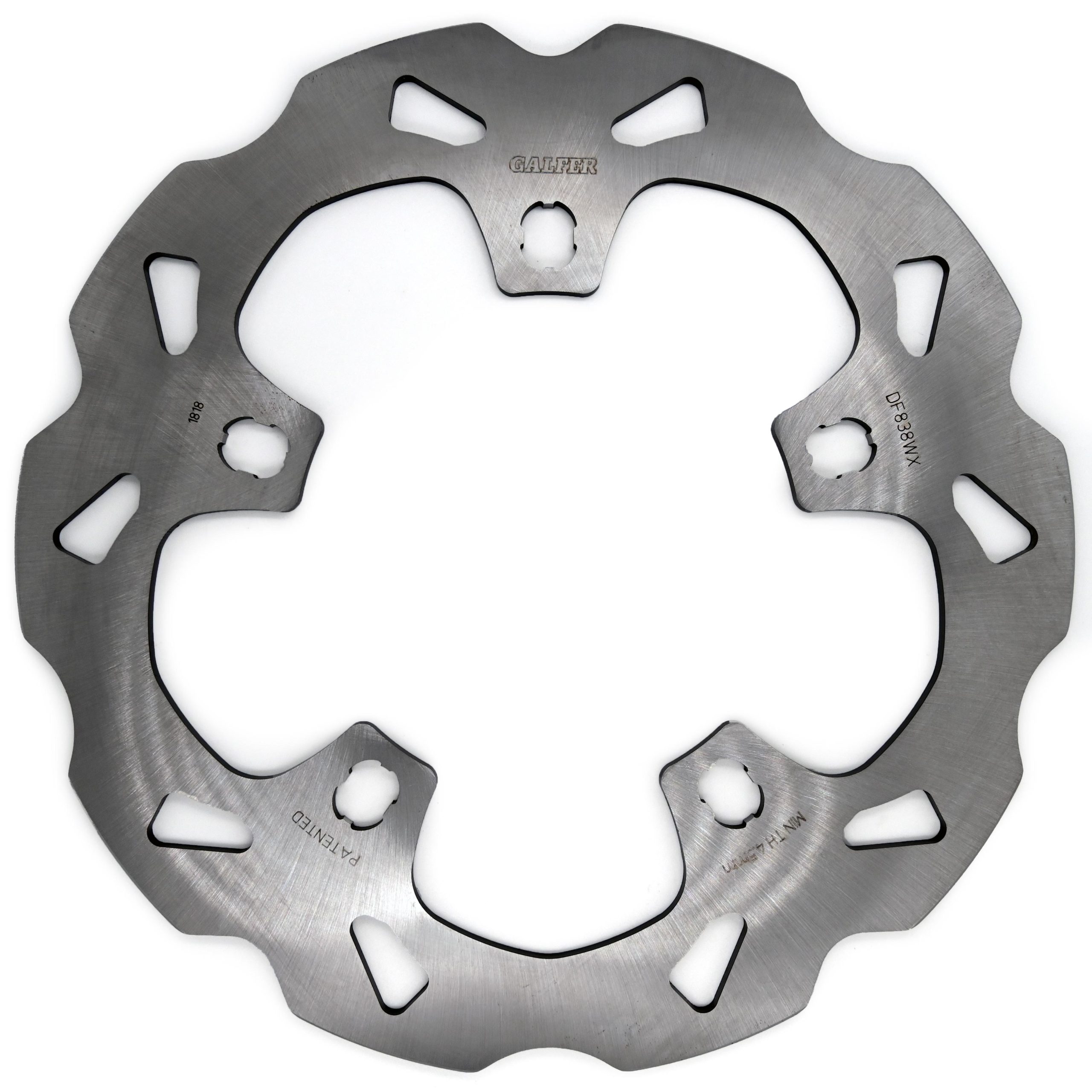 12.5" Solid Mount Cubiq® Rotor - Front Disc - DF838QS