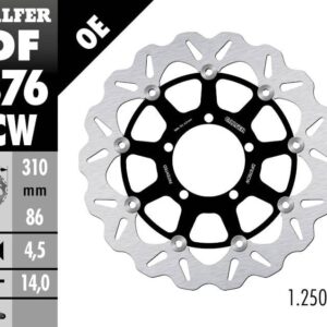 310mm Floating ® Rotor - Front Disc - DF876CW