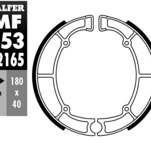 Brake Shoe - Rear Pads - MF153